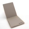 Bolsillo interno de libreta abierta de la marca Leaftones creada por Diana Herrera Design